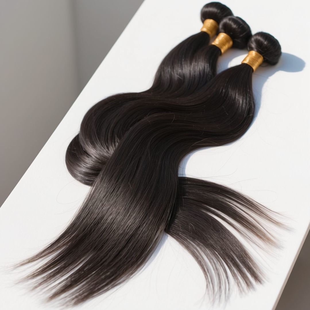 Human Hair Straight Bundles