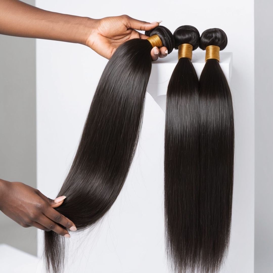 Human Hair Straight Bundles