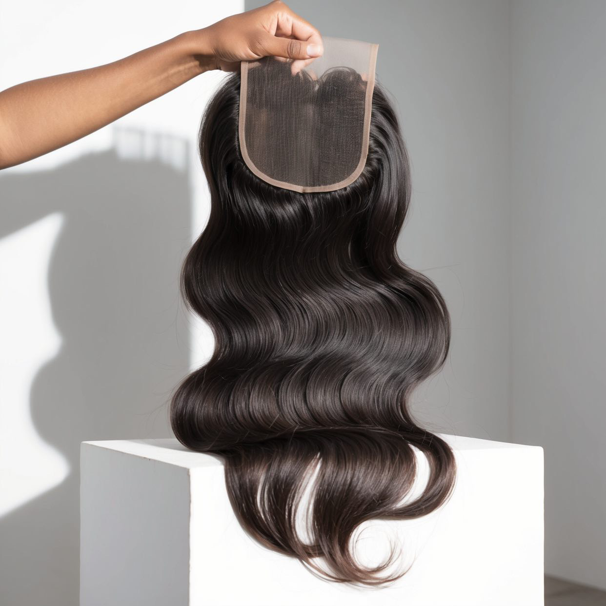 Human Hair Body Wave Closure