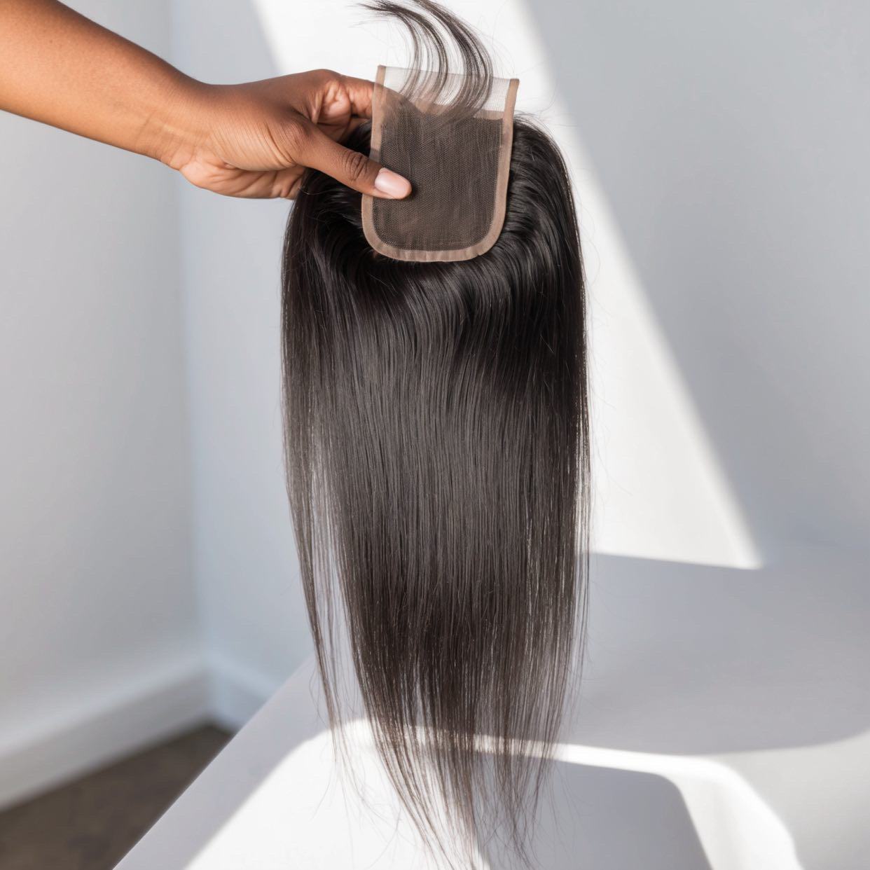 Human Hair Straight Closure