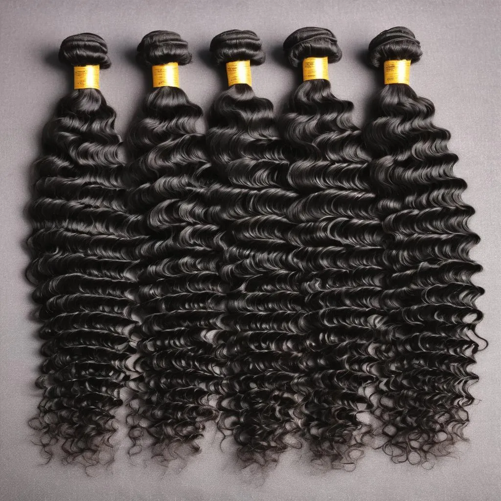 Human Hair Deep Wave Bundles