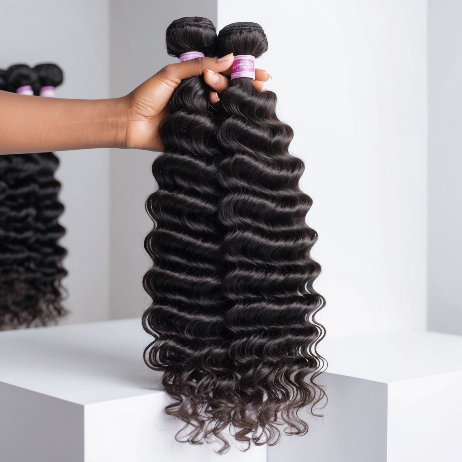 Human Hair Deep Wave Bundles
