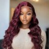 Burgundy 13x4 HD lace Wigs