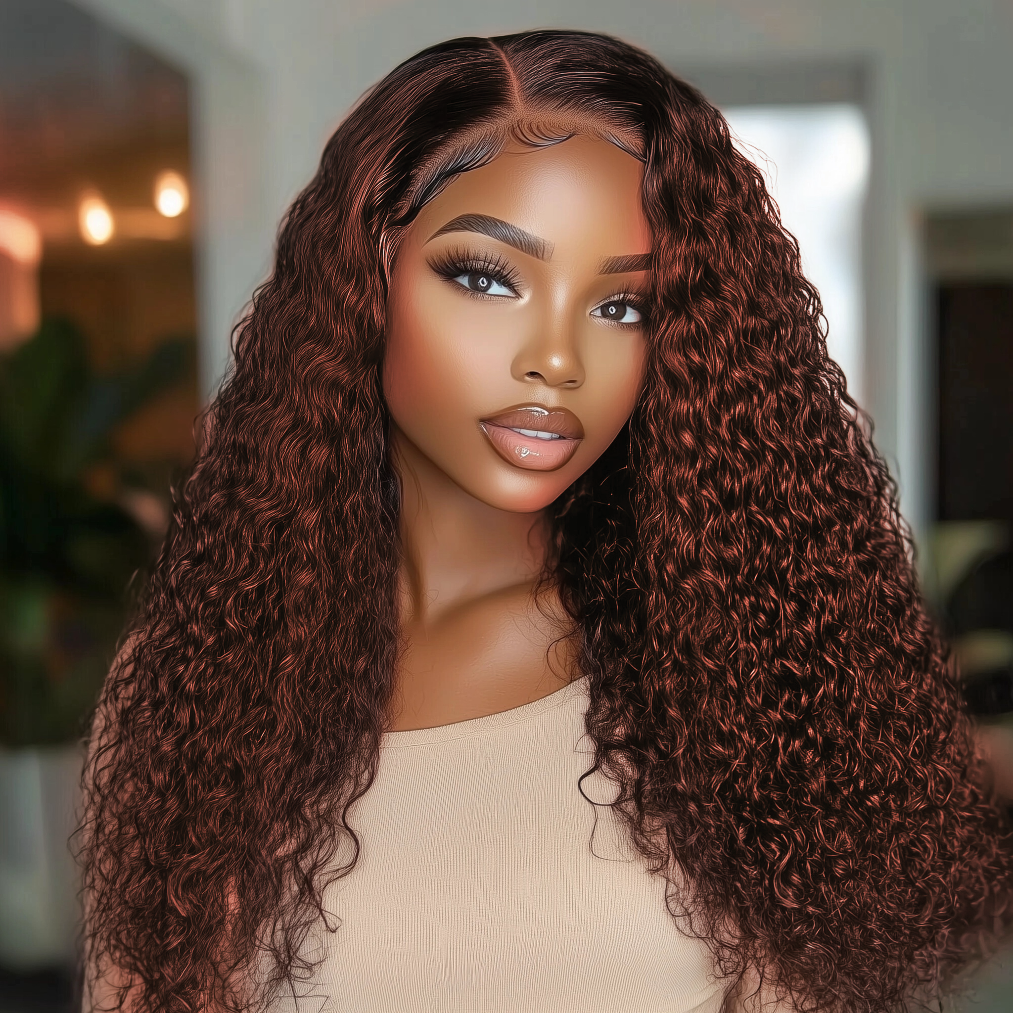Dark Brown 13x4 Lace Wigs