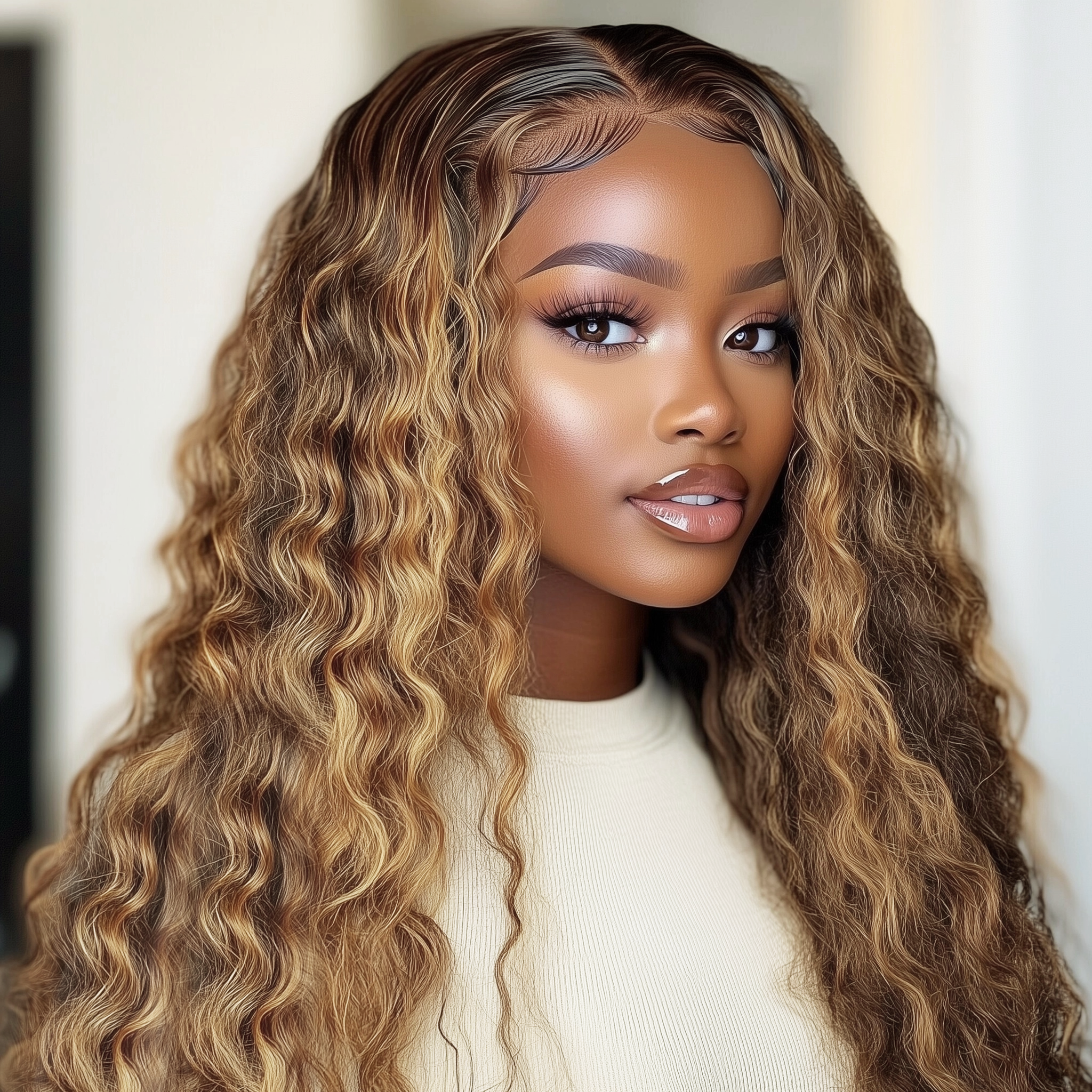 Honey Brown 13x4 HD Lace Wigs