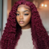 Burgundy 13x4 HD lace Wigs