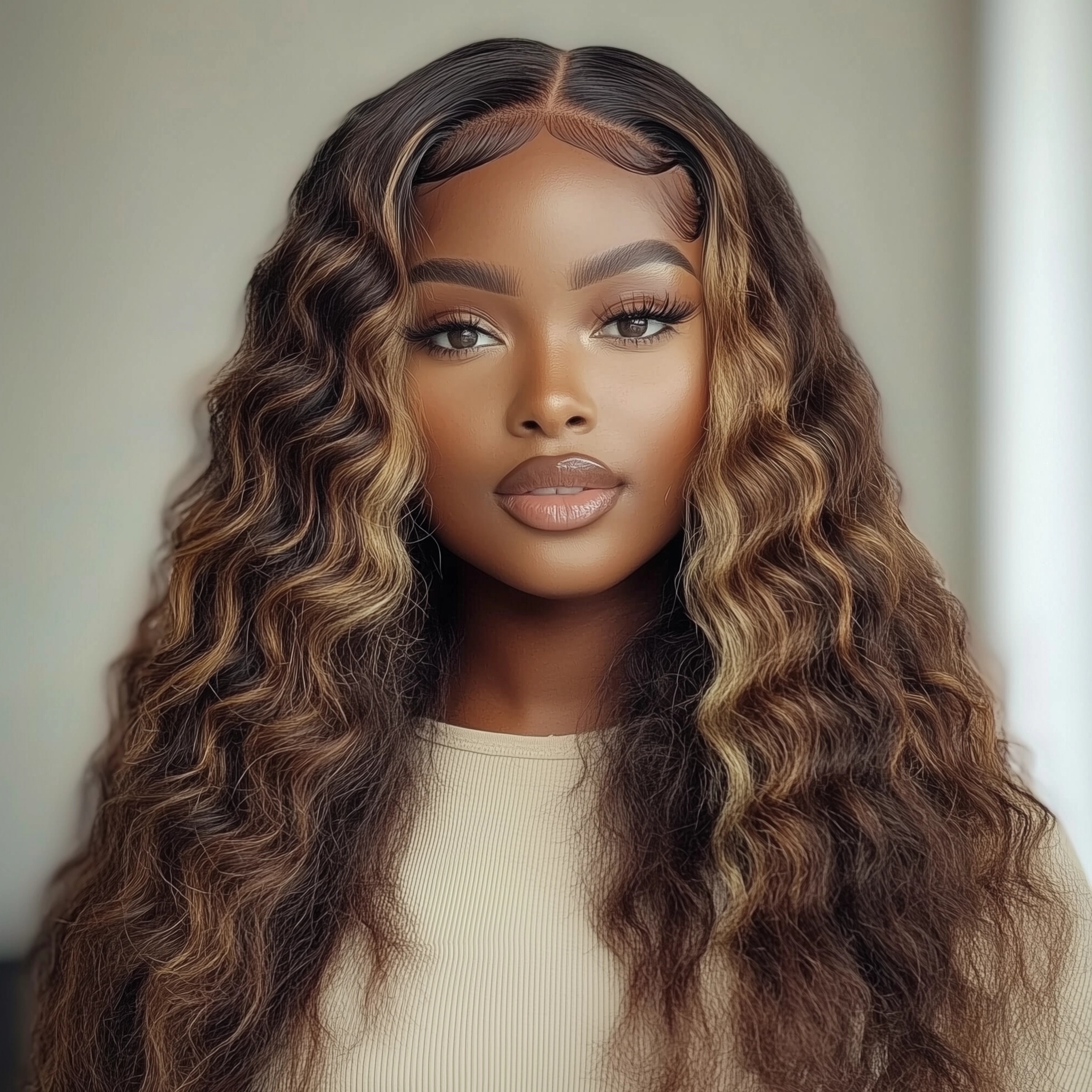Honey lighted 13x4 HD Lace Wig