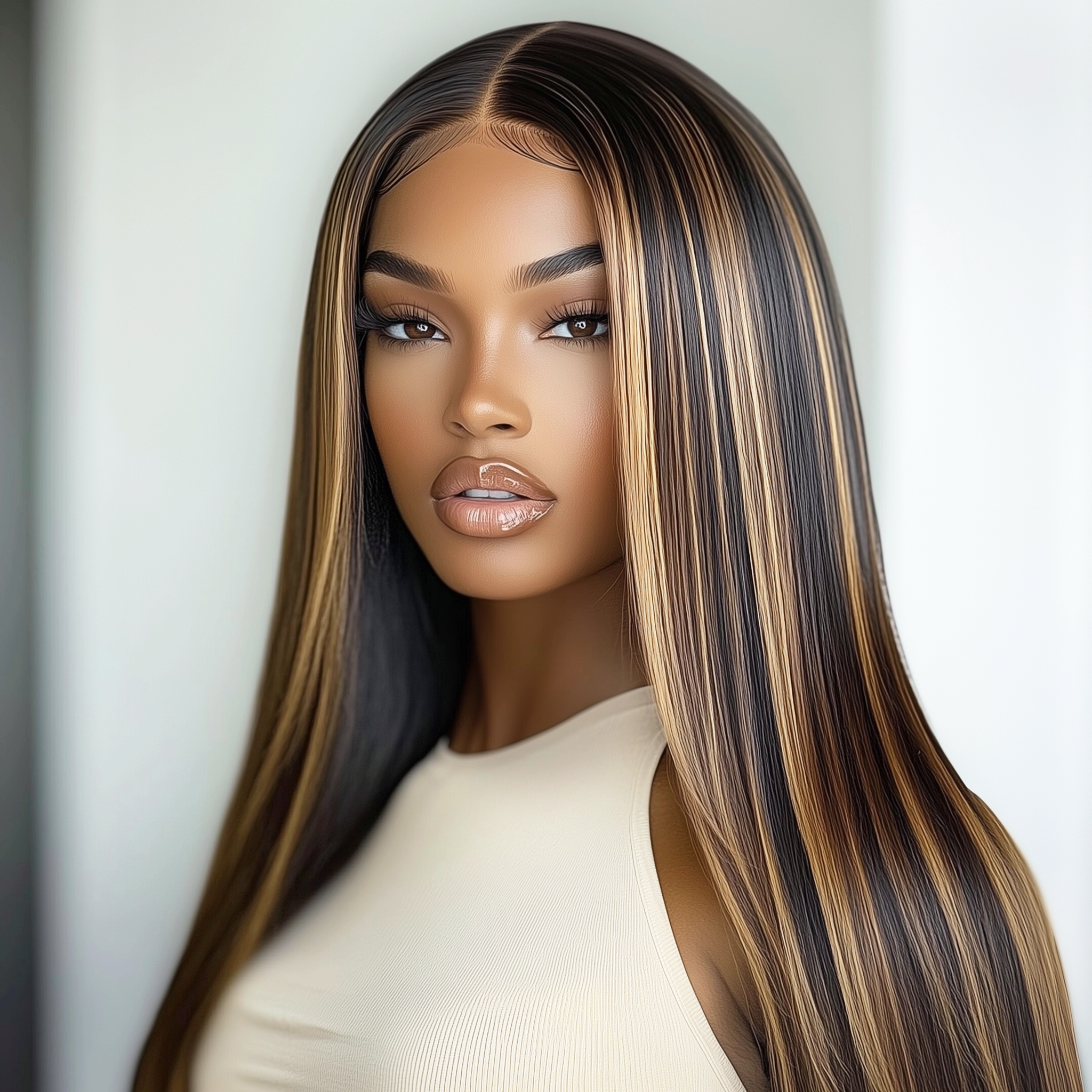 Honey lighted 13x4 HD Lace Wig