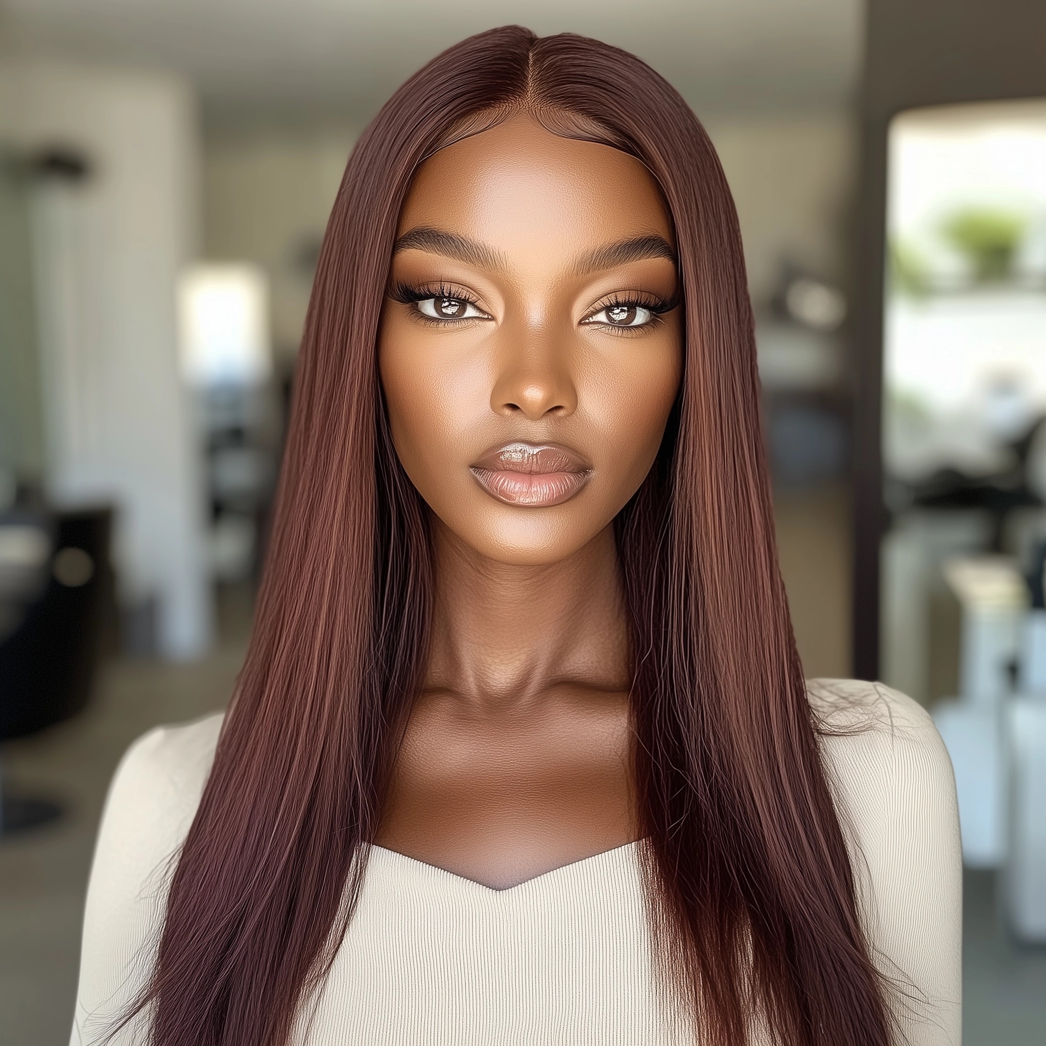 Dark Brown 13x4 Lace Wigs